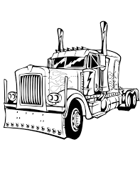 For the simplest transportation, vans are used; Semi Coloring Activity Top 25 Free Printable Truck Coloring Pages Online