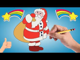 Sapin noel couleur plat style dessin anime image vectorielle. Comment Dessiner Un Papa Noel Dessin De Pere Noel Youtube