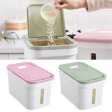 Once open, the shelf life decreases. Buy Large Food Storage Container Dry Food Flour Rice Dispenser Large Containers With Lids At Affordable Prices Price 27 Usd Free Shipping Real Reviews With Photos Joom