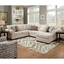 Displayed in treasure silver with toss pillows treasure silver. Lane 1657 Casual Sectional Sofa With Right Arm Facing Chaise Powell S Furniture And Mattress Sectional Sofas