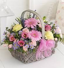 Pin By June Miller On Cool Basket Flower Arrangements Flower Arrangements Floral Arrangements