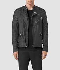 Allsaints Den Leather Biker Jacket Modesens Leather Jacket Men Leather Jacket Mens Jackets