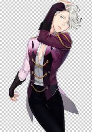 Victor nikiforov es un alfa y actor muy famoso en el mundo del espectaculo a nivel mundial sin embargo a pesar de tener muchas riquezas y fama siente un gran vacio en su corazon, pero esto. Yuri On Ice Anime Victor Nikiforov Art Png Clipart Animation Anime Art Black Hair Cartoon Free