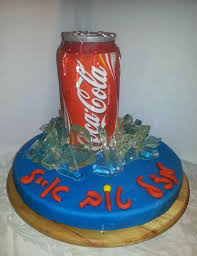 Bring to a boil and slowly add the box of powdered sugar (and if you like 1 cup nuts). Coca Cola Can Cake Cake By Yael Cakesdecor