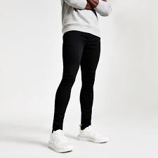 River Island Mens Black Spray On Skinny Fit Jeans The Fashionisto
