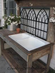 Rustic Barnwood Potting Bench From Country Cottage Licing Potting Bench Roundup At A Cultivated Nes Potting Bench With Sink Pallet Potting Bench Outdoor Sinks