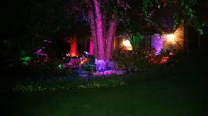 Outdoor Lighting With Color Changing Themes For Every Holiday And Occasion Zdc Luxor Color Changing Syst Landscape Lighting Outdoor Lighting Lighting Concepts