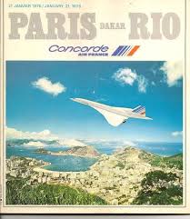 Air France Timetable Concorde Flight To Rio