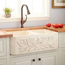 Farmhouse Sinks Apron Front Sinks Signature Hardware Black Cream Bisque 2 Kitchen Sink Decor Farmhouse Sink Kitchen Modern Farmhouse Kitchens