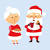 Clipart Mr And Mrs Claus