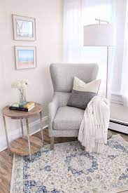 Looks great with a tray on top as well! Coastal Cozy Reading Nook Cabana State Of Mind Living Room Nook Sitting Room Ideas Cozy Small Sitting Rooms