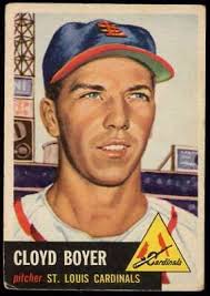 1953 Topps #60 Cloyd Boyer VG+ Cardinals DP 72619