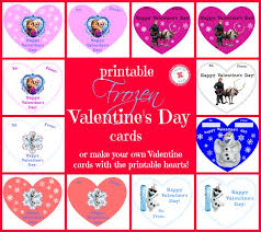 These free valentine's day cards are perfect for class parties and loved ones. Printable Frozen Valentine S Day Cards Linky Creative K Kids