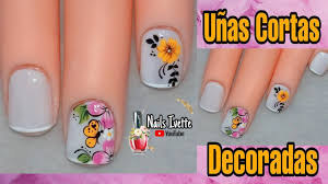 Por eso las uñas decoradas para las niñas son siempre una manía entre las mas pequeñas. Unas Decoradas Cortas Con Flores Y Mariposa Diseno Para Unas Cortas Como En 2020 Decorados Para Unas Cortas Unas Cortas Unas Cencillas