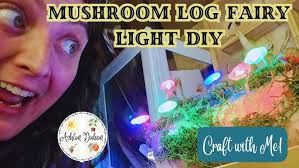 Mushroom Fairy Log LED Light DIY Craft with ME!