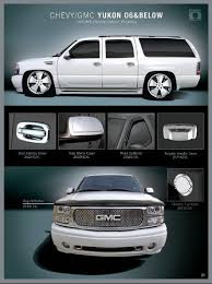 Custom Yukon 2002 2003 2004 2005 2006 Aftermarket Parts Chrome Gmc Yukon Yukon Denali Gmc
