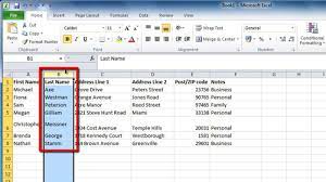Click on the lower right corner and drag the cell downwards. How To Make Excel 2010 Sortable List Howtech