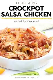 Slow Cooker Salsa Chicken Recipe In 2020 Slow Cooker Salsa Chicken Slow Cooker Salsa Healthy Chicken Recipes