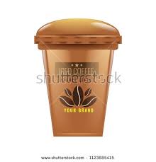 Iced Coffee Cup Mock Up Realistic Vector Iced Coffee Cup Coffee Cups Iced Coffee