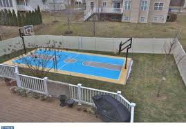 Anything bigger or smaller would hamper the smooth. 35 Of The Best Backyard Court Ideas