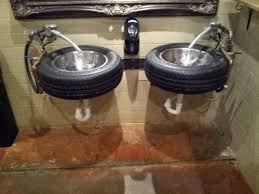 Ford S Garage Italian Mustangers And The Coolest Bathrooms Ever Southeast Florida Shelby American Auto Amazing Bathrooms Man Cave Bathroom Man Cave Garage