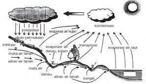 1 bab ii pembahasan 2.1 definisi evaporasi evaporasi adalah salah satu komponen siklus hidrologi, yaitu peristiwa menguapnya air dari permukaan air, tanah. Proses Terjadinya Siklus Air Penjelasan Dan Tahapannya Kumparan Com