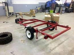 Of floor space when folded, so it can be stored just about anywhere, but unfolded, it can handle up to 1195 lb. Harbor Freight Folding Trailer Tips Tricks Towing Tuesdays Youmotorcycle