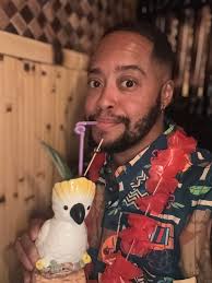 Visiting Premier Fire-Knife Dancer Barney Faalia Lee in Palm Bay