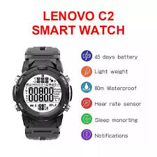 💰Kaufe Lenovo C2 Smart Watch Fitness ...