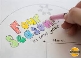 The christmas season is just around the corner and it's something that kids look forward to. Free Printable Seasons Worksheets W Season Wheel Printable