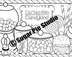Includes images of baby animals, flowers, rain showers, and more. Candyland Coloring Etsy