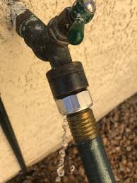Any place where water is supplied for any use other than drinking water needs a vacuum breaker installed. This Collar Ring Between The Hose And The Faucet How Do You Remove It Seems Seized On All It Does Is Leak Water And Reduce Pressure On The Other End Thanks Whatisthisthing