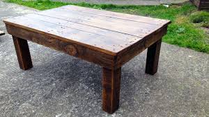 This reclaimed wood coffee table was definitely worth the wait! 21 Clever Pallet Coffee Tables For Your Living Space The Saw Guy
