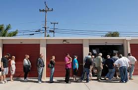 8 Common Myths About Storage Auctions The Sparefoot Blog Storage Auctions Storage Unit Auctions Public Auction