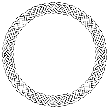 4 Plait Border Circle Celtic Circle Celtic Symbols Celtic
