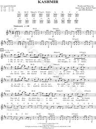 Led Zeppelin Kashmir Sheet Music In D Major Download Print Led Zeppelin Lyrics Led Zeppelin Songs Led Zeppelin Quotes