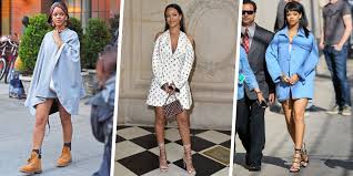 Pulls xxl, pantalons baggy, baskets, casquette, aisance et style sont les points forts du street wear qui anime la rue, les cours d'école et les concerts de rap ! Tous Les Looks De Rihanna Marie Claire