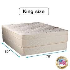 Dream Solutions Usa Beverly Hills Firm Foam Encased Eurotop Pillow Top Mattress And Box Spring Set King 76 X80 X Mattress Box Springs Mattress Sets Mattress