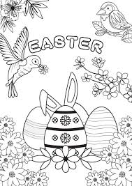 This coloring page has some beautiful flowers for your kid to color. Easter Coloring Pages 100 Coloring Pages For Kids