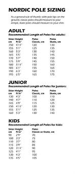 Salomon Nordic Ski Size Chart Becky Chain Reaction