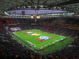 The other two europa league places are determined through the country's two domestic cup competitions, the coupe de france and coupe de la ligue. File 2015 Uefa Europa League Final Jpg Wikimedia Commons