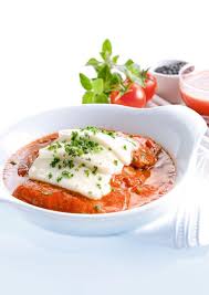 Recette Rindsschnitzel Alla Pizzaiola Mit Mozzarella Fleisch Und Fisch Galbani Rezept Rindsschnitzel Italienisch Kochen Schnitzel