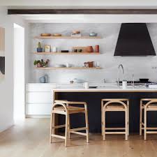 Light Wood Counter Stool Free Shipping Returns The Citizenry Wood Counter Stools Modern Kitchen Kitchen Design