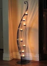 Unusual Mid Century Decor Whimsical Leaf Shaped 8 Tea Light Stand Decoracao De Ferro Decoracao Ideias De Decoracao Para Casa