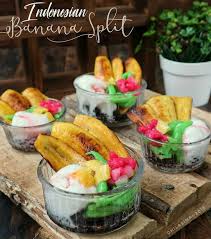 Resep Kue Cake Dessert Di Instagram Cocok Untuk Buka Puasa Nanti Bun Indonesian Banana Split Ala Dhilasina Assalamu Alayku Resep Resep Kue Makanan