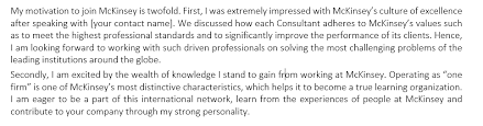 How To Write A Persuasive And Customized Consulting Cover Letter Career In Consulting
