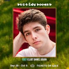 Introducing Elliot Daniel Gough, playing Naoise in our upcoming musical! 🎉  Elliot is a brisbane-based singer and actor, specialising in musical  theatre, but has also featured in short films. His past credits