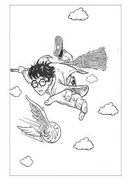 Dibujos Para Colorear De Harry Potter Kawaii