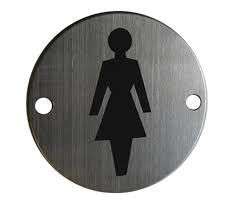 ✓ free for commercial use ✓ high quality images. Female Toilet Sign For Toilet Doors In Brushed Stainless Steel Handle King Uk
