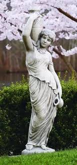 Grecian Woman Plumbed Rebecca Garden Statue Grecian Women Statue Garden Statues